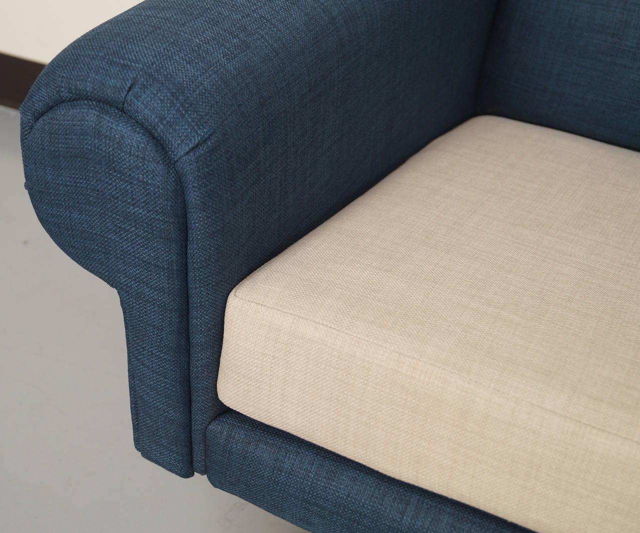 Fabric Danish Modern Sofa by Hans Wegner