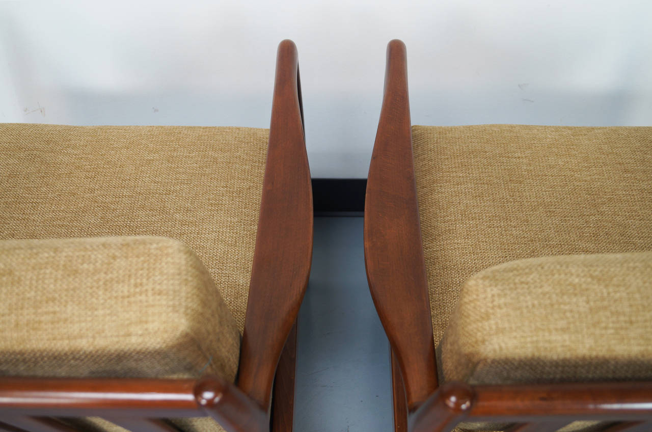 American Mid-Century Lounge Chairs by Folke Ohlsson
