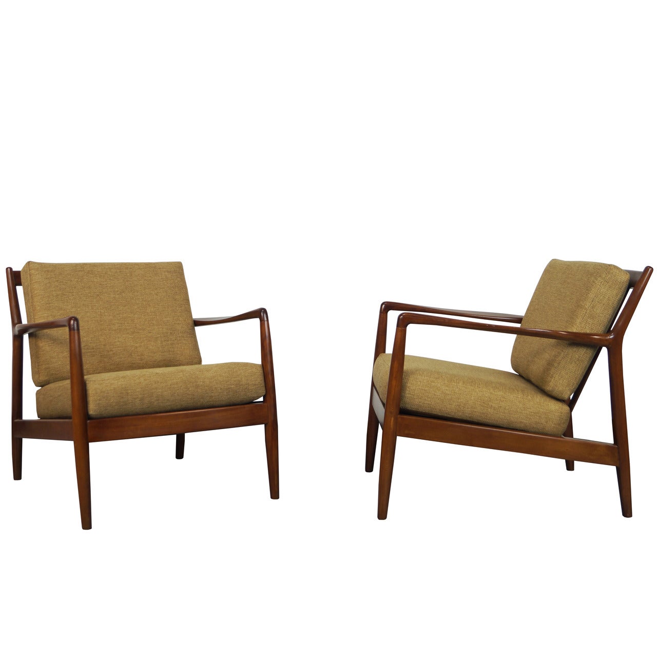Mid-Century Lounge Chairs by Folke Ohlsson