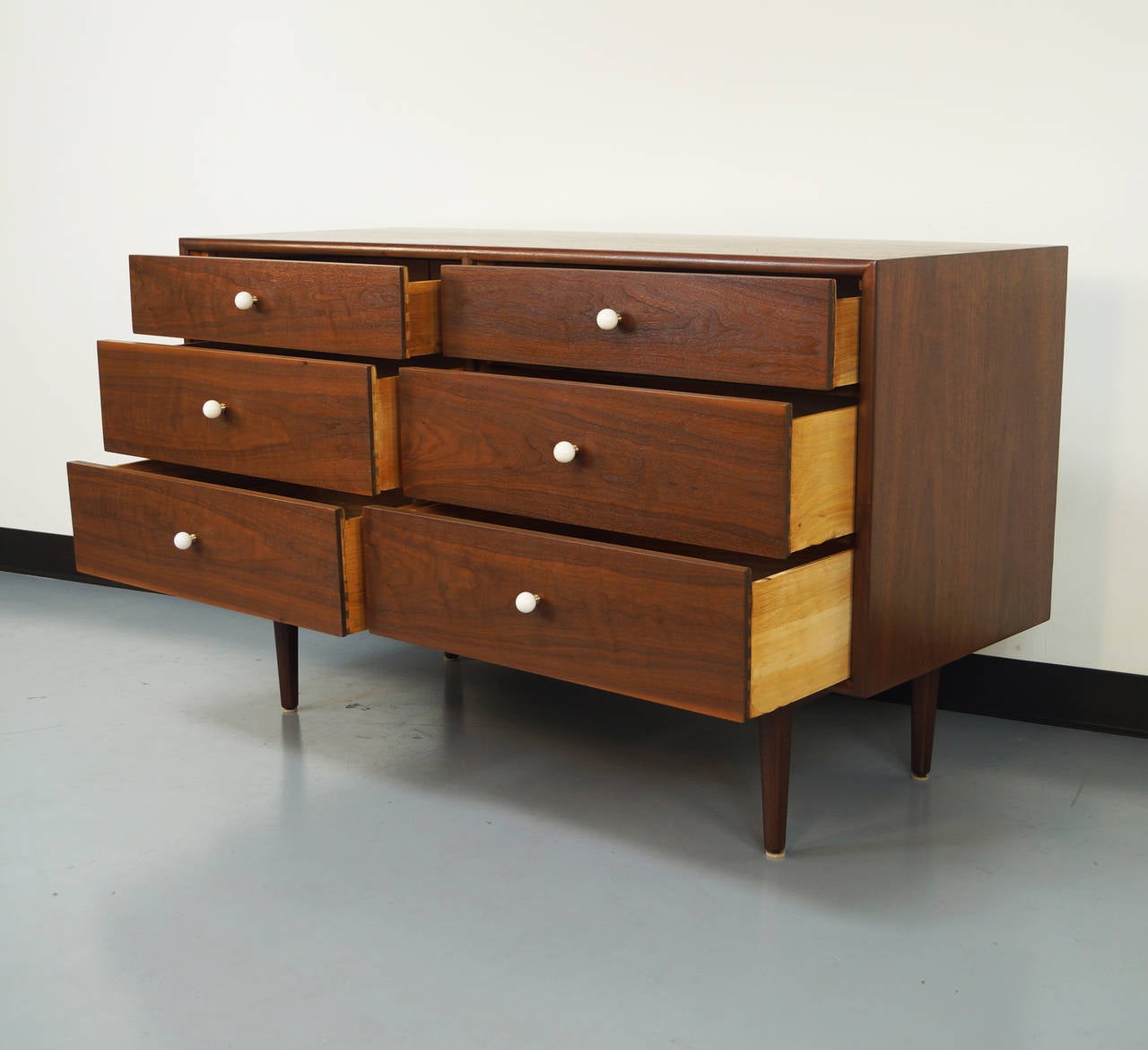 Drexel Walnut Dresser By Kipp At 1stdibs Vintage Walnut Dresser By Kipp Mcdougall For Declaration Line Drexel Furniture