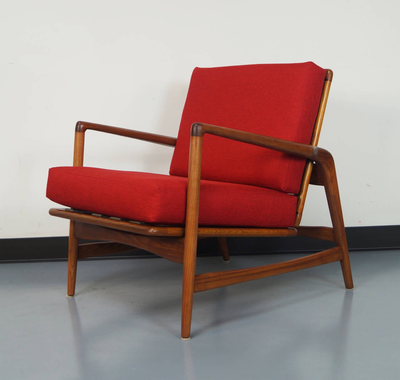 Vintage Reclining Lounge Chairs by Ib Kofod-Larsen In Excellent Condition In North Hollywood, CA