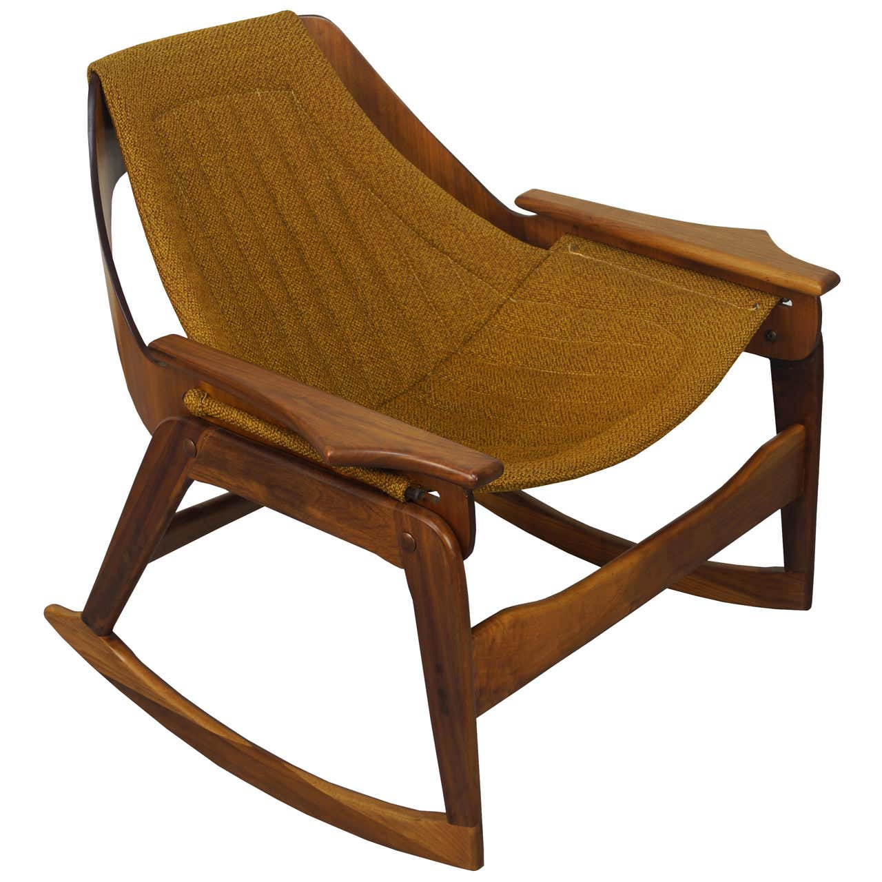 Sling Rocking Chair by Jerry Johnson at 1stDibs | sling rocker, johnson ...