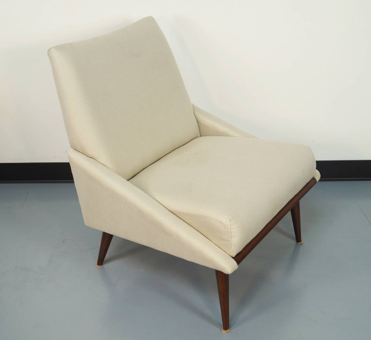 vintage kroehler slipper chair