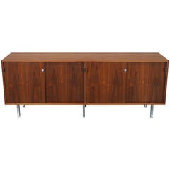 Vintage Walnut Credenza by Florence Knoll
