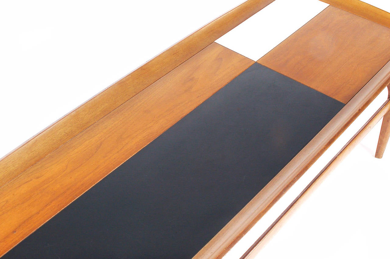 Vintage John Keal for Brown Saltman Coffee Table in Walnut