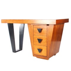 Mid-Century Modern Desk Attributed to Paul Laszlo for Brown Saltman