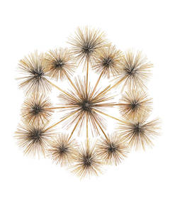 Curtis Jere Brass Pom Pom Wall Sculpture