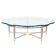 Vintage Hollywood Regency Cocktail Table after Maison Jansen or LaBarge