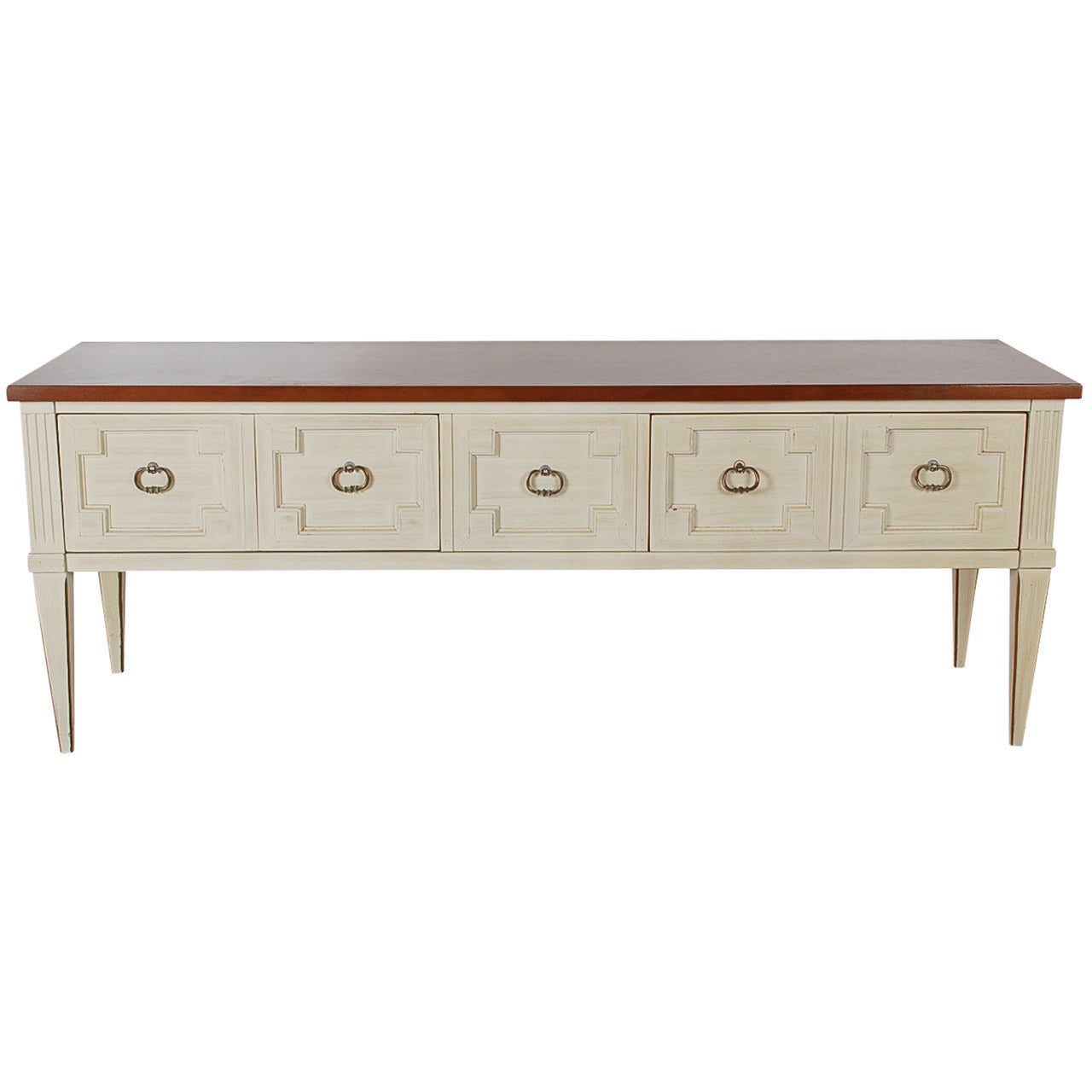 Hollywood Regency Console Table in the Style of Tommi Parzinger