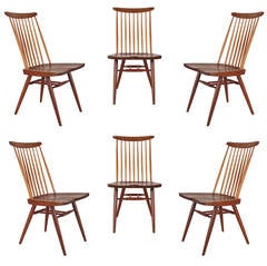 Early Set of Six "New" Dining Chairs by George Nakashima