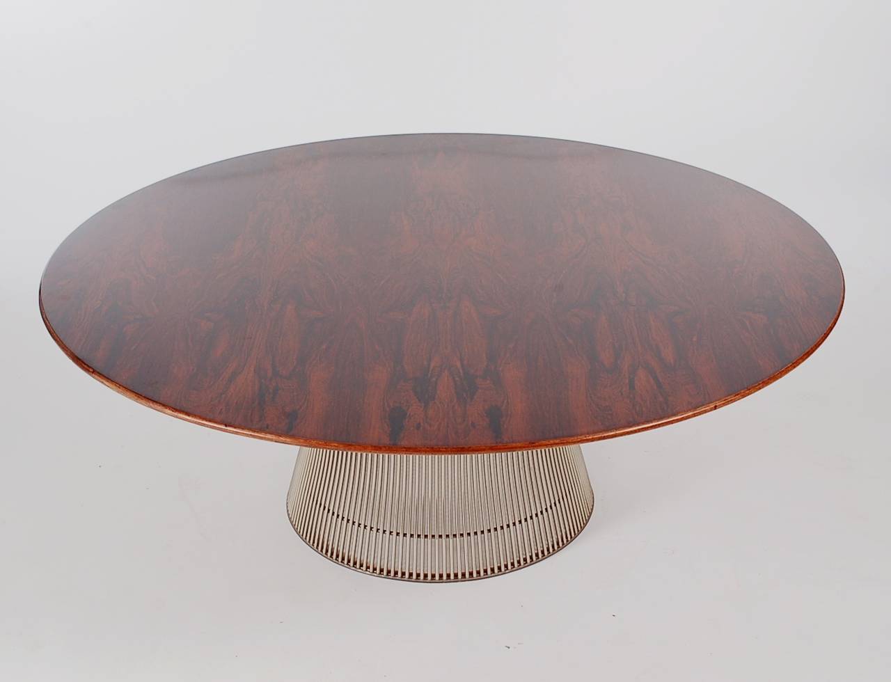 Rare Exquisite 1974 Rosewood Cocktail Table by Warren Platner for Knoll In Excellent Condition In Philadelphia, PA