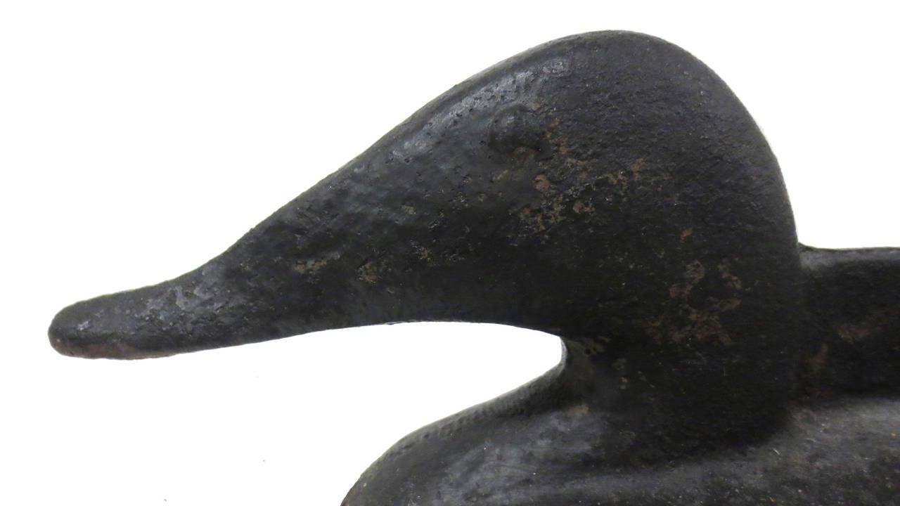 Early 20th Century Cast Iron Mallard Boot Scraper