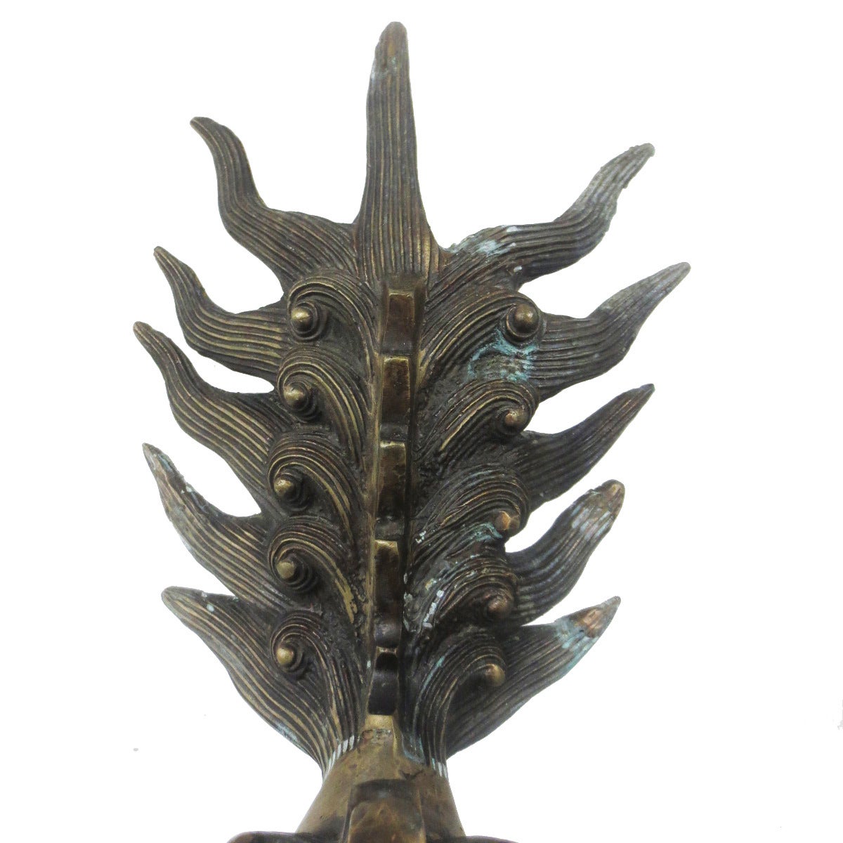 Large Midcentury Chinese Cast Bronze Qilins For Sale 1