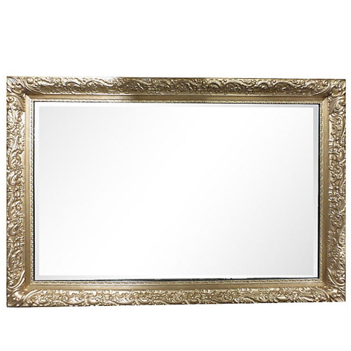 Mural Size Rectangular Gilt Frame Mirror For Sale