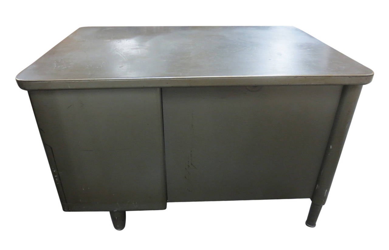 20th Century Steelcase Desk For Sale
