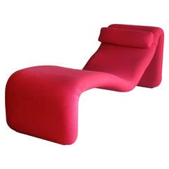 Olivier Mourgue 'Djinn' Chaise Longue Made by Airborne, France, circa 1963