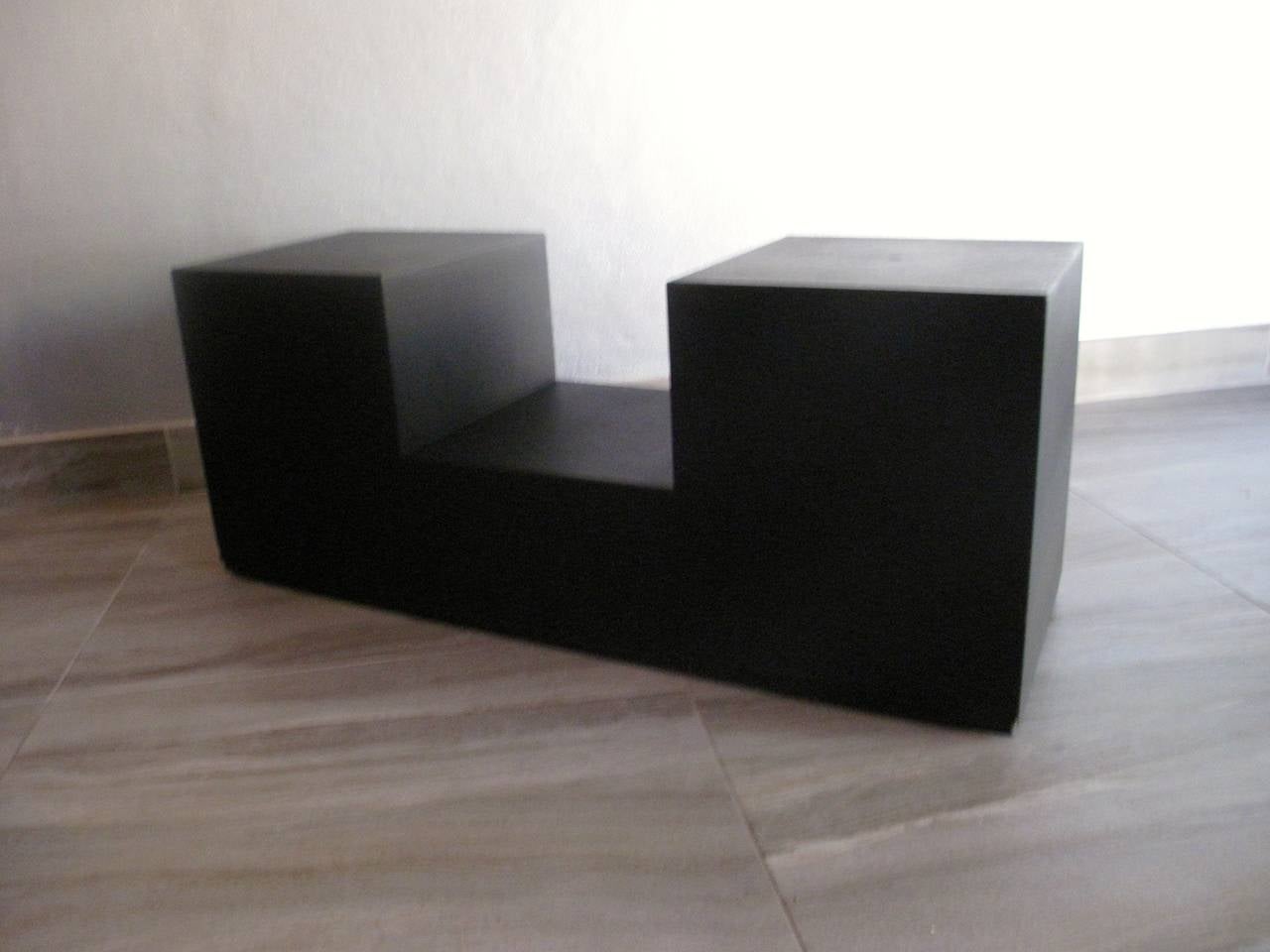 Italian Mario Bellini for B&B Italia Three-Element Model Gli Scacchi Side Tables For Sale