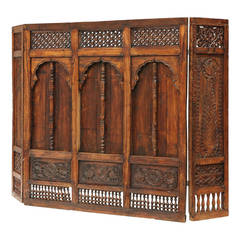 Indian Carved Balcony, 18th Century