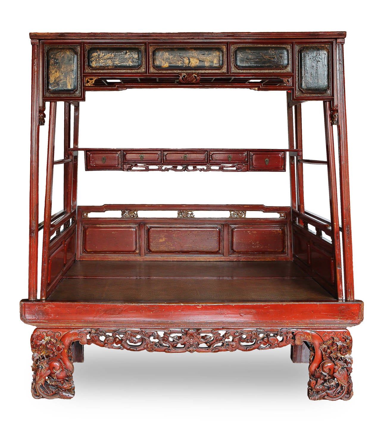 qing dynasty bed