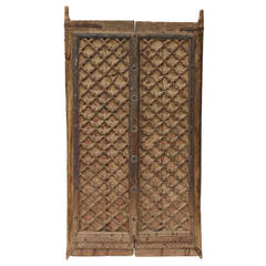 Antique Mughal Carved Door