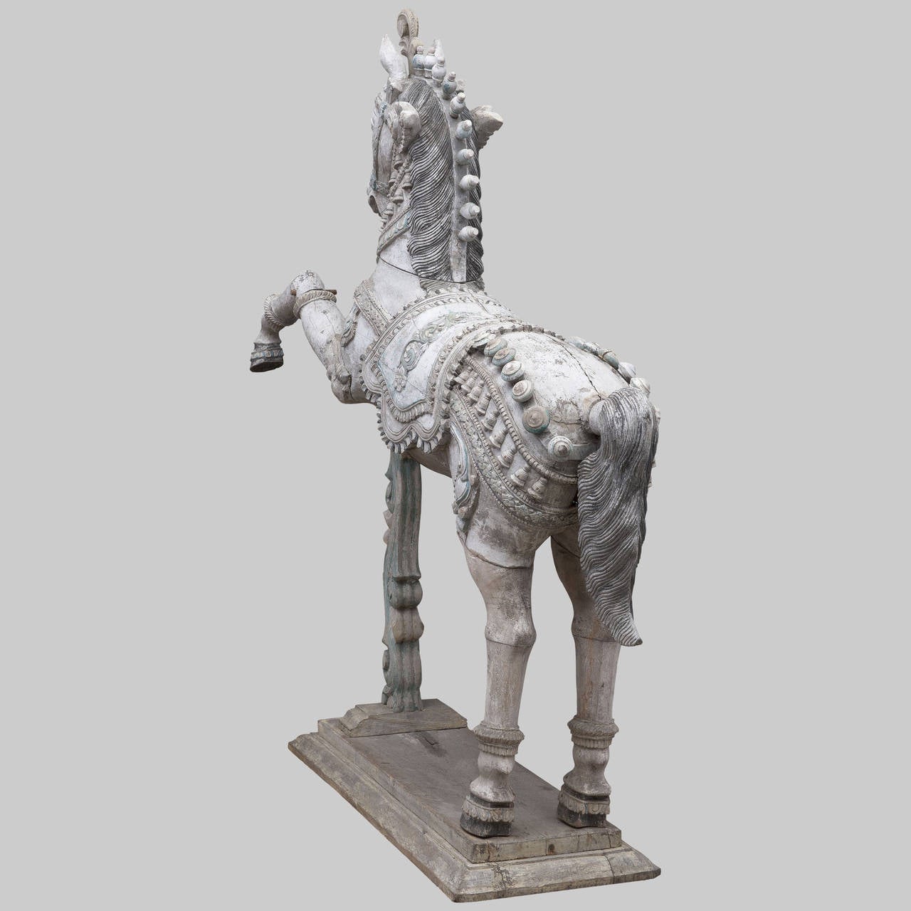 indian on horse statue
