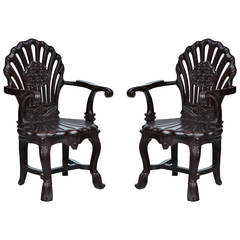 Couple of Colonial Chairs, India