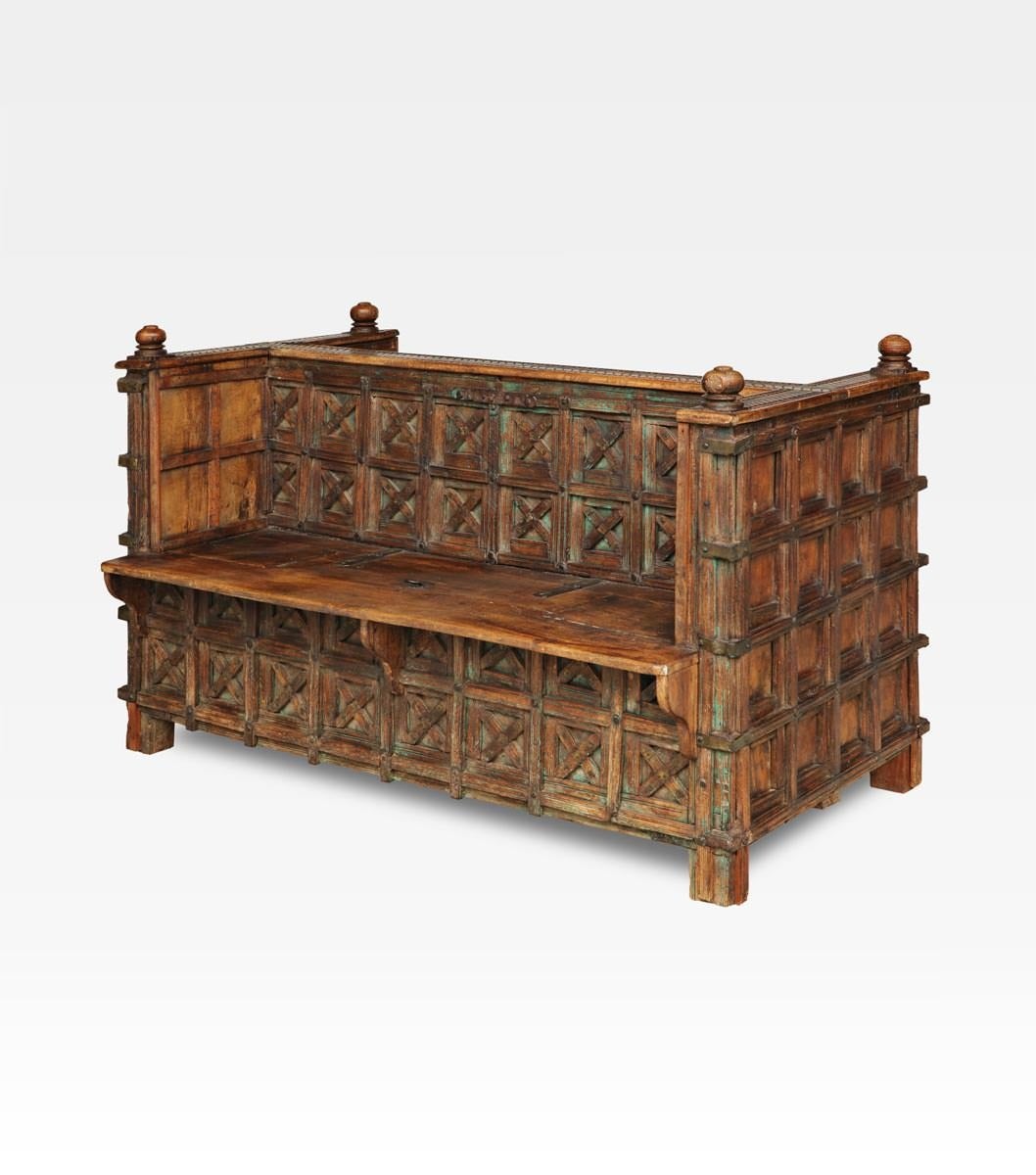 Raj Mughal Double Bench For Sale