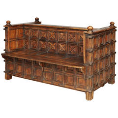 Antique Mughal Double Bench