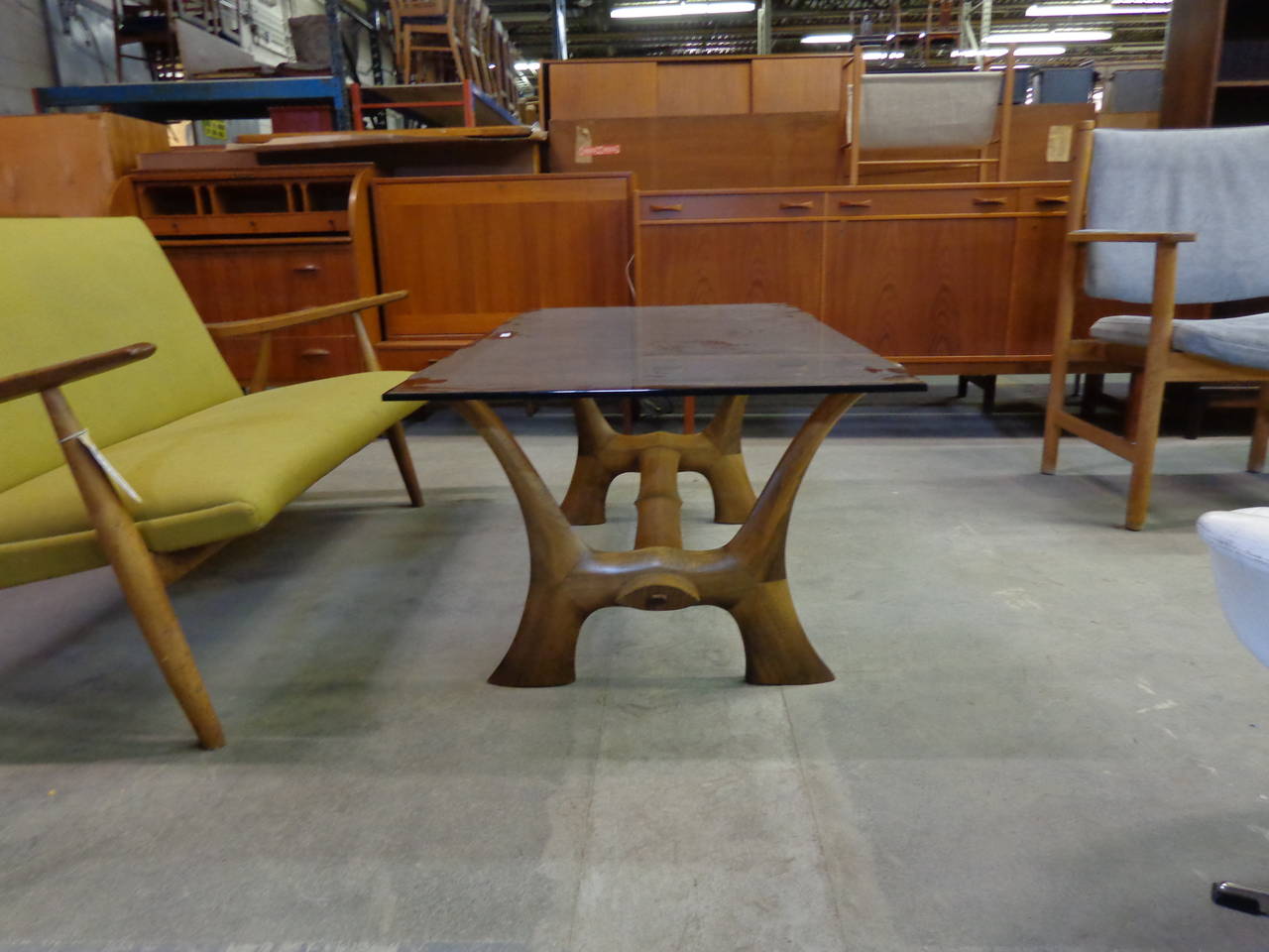Mid-Century Modern X-Form Viking Table