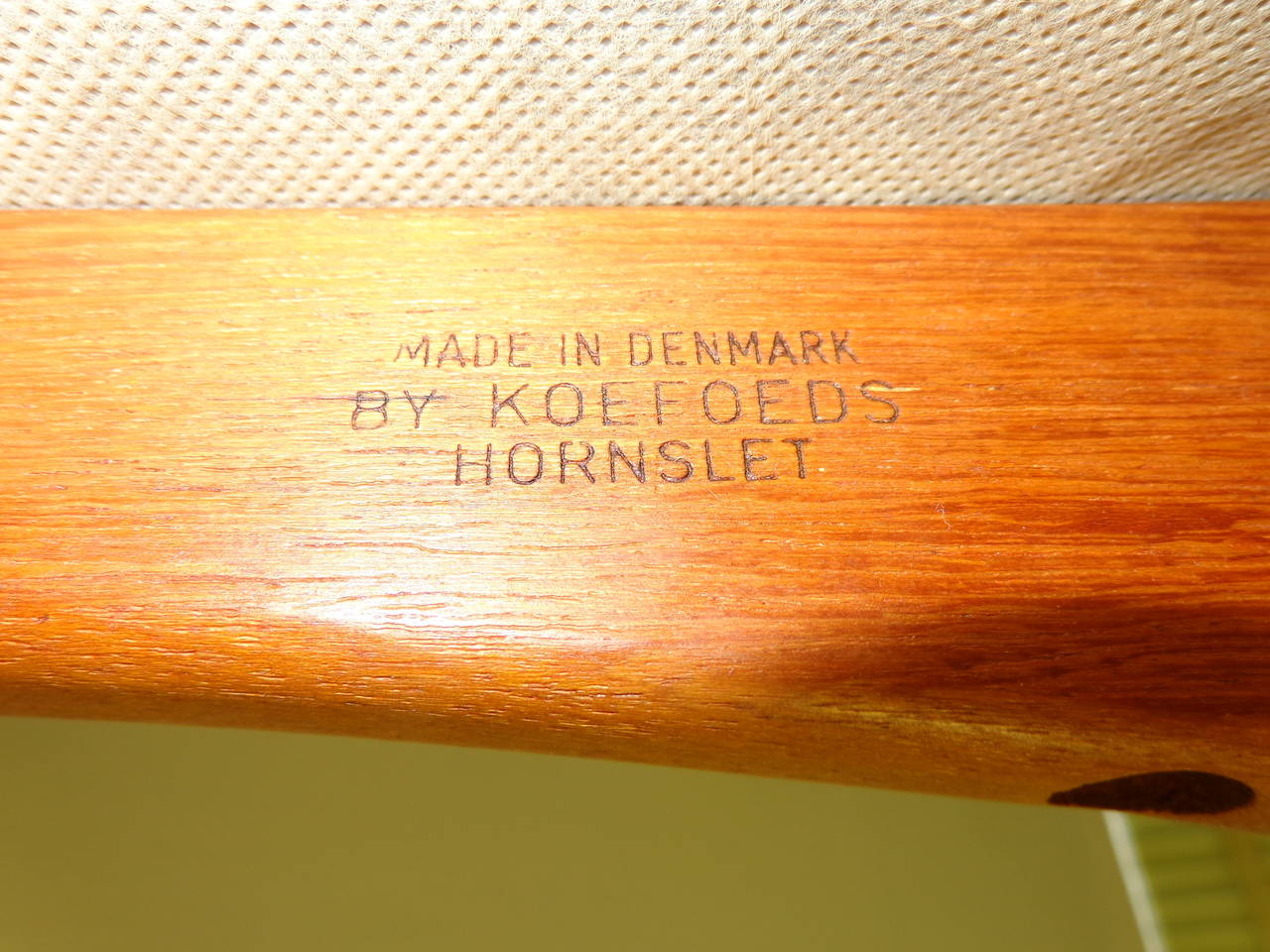 Danish Eva Chair by Niels Koefoed for Hornslet Mobelfabrik in Teak For Sale