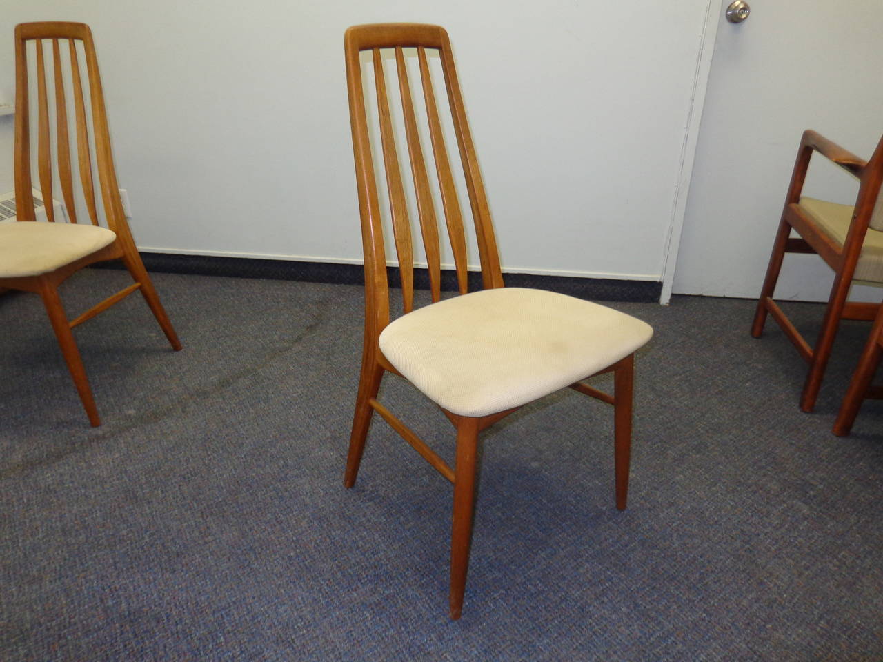 Eva Chair by Niels Koefoed for Hornslet Mobelfabrik in Teak In Excellent Condition For Sale In Ottawa, ON