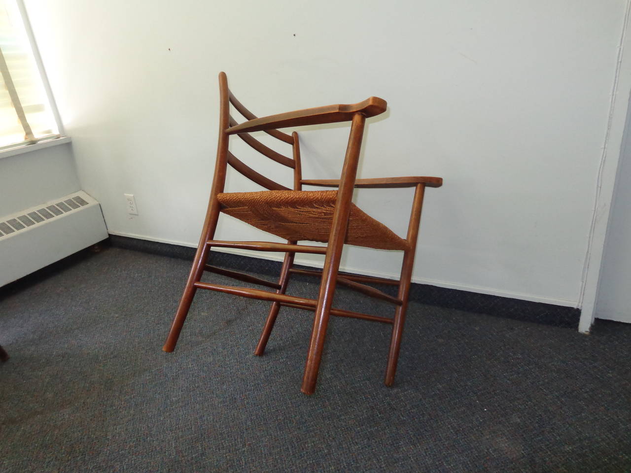 Mid-20th Century Arne Jacobsen Beech Armchairs Designed in 1935 For Sale