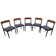 Rosewood Chair in Leather from Denmark
