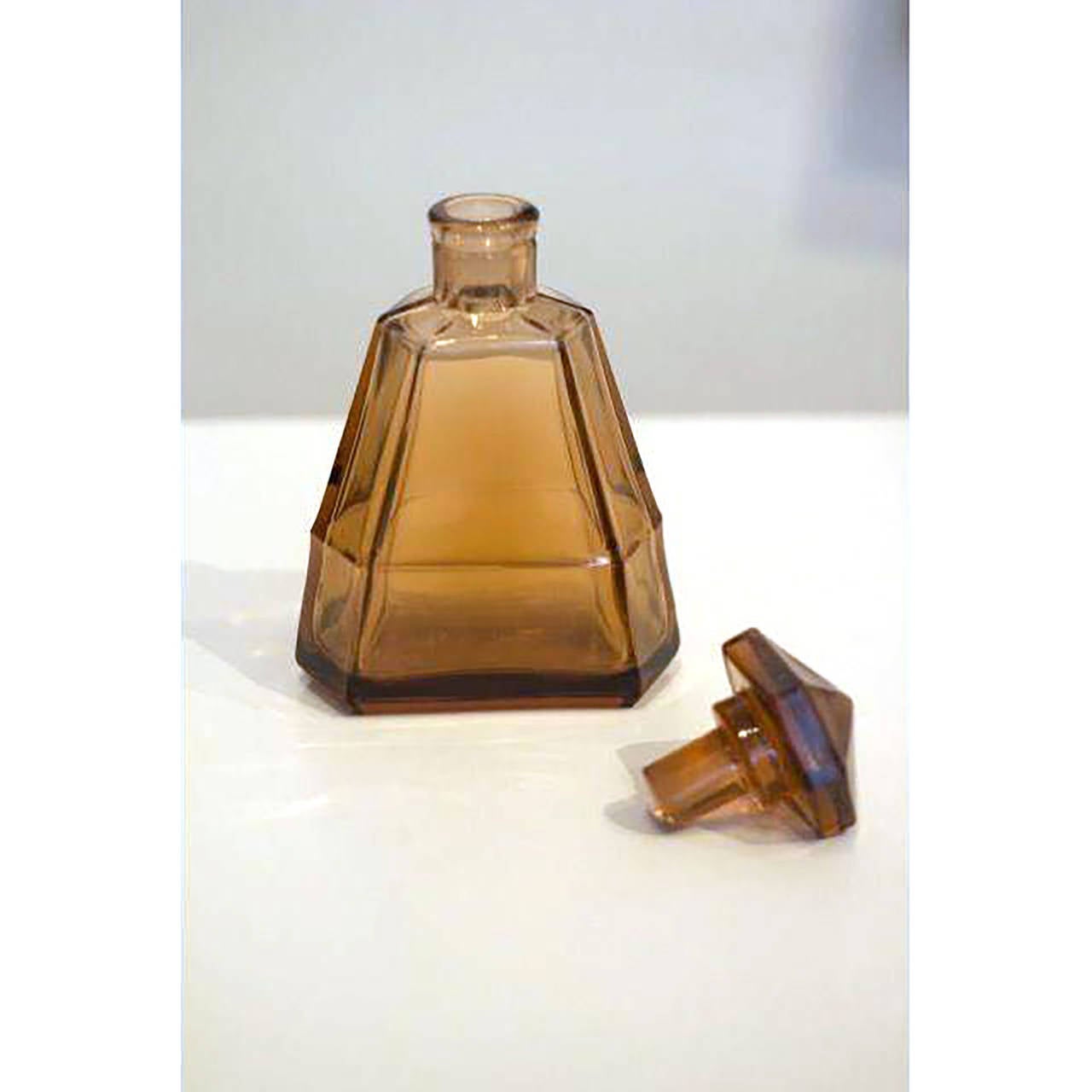 Italian Art Deco Style Decanter Set In Excellent Condition In San Francisco, CA