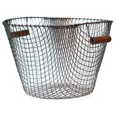 Vintage Wire Crab Basket