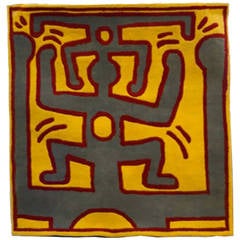 Keith Haring Wool Rug