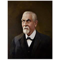 Antique Early 20th Century Potrait of Distinguished Man