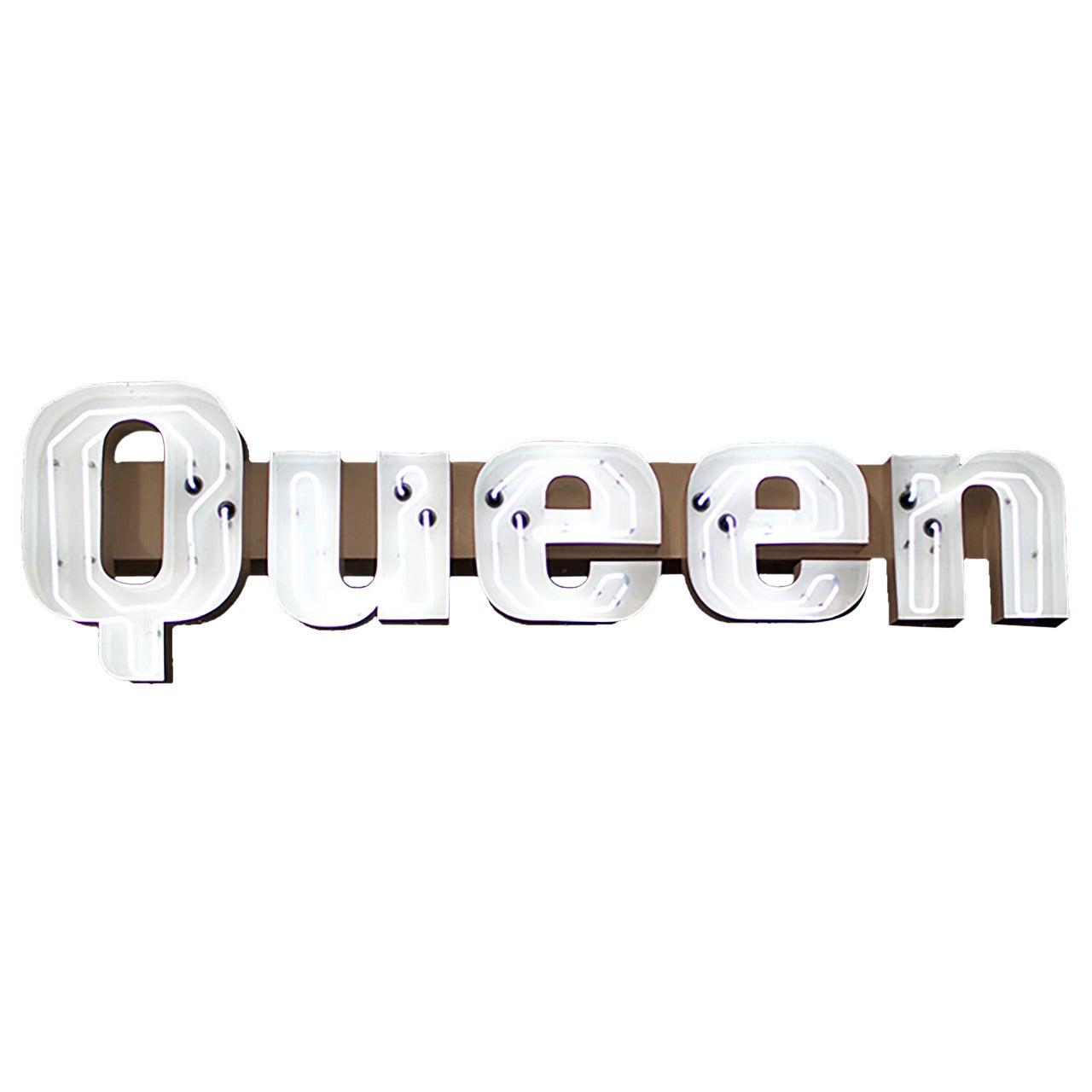 Vintage Neon Queen Sign