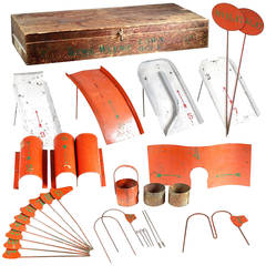 Antique Teeny Weeny Lawn Golf Set, 1930s