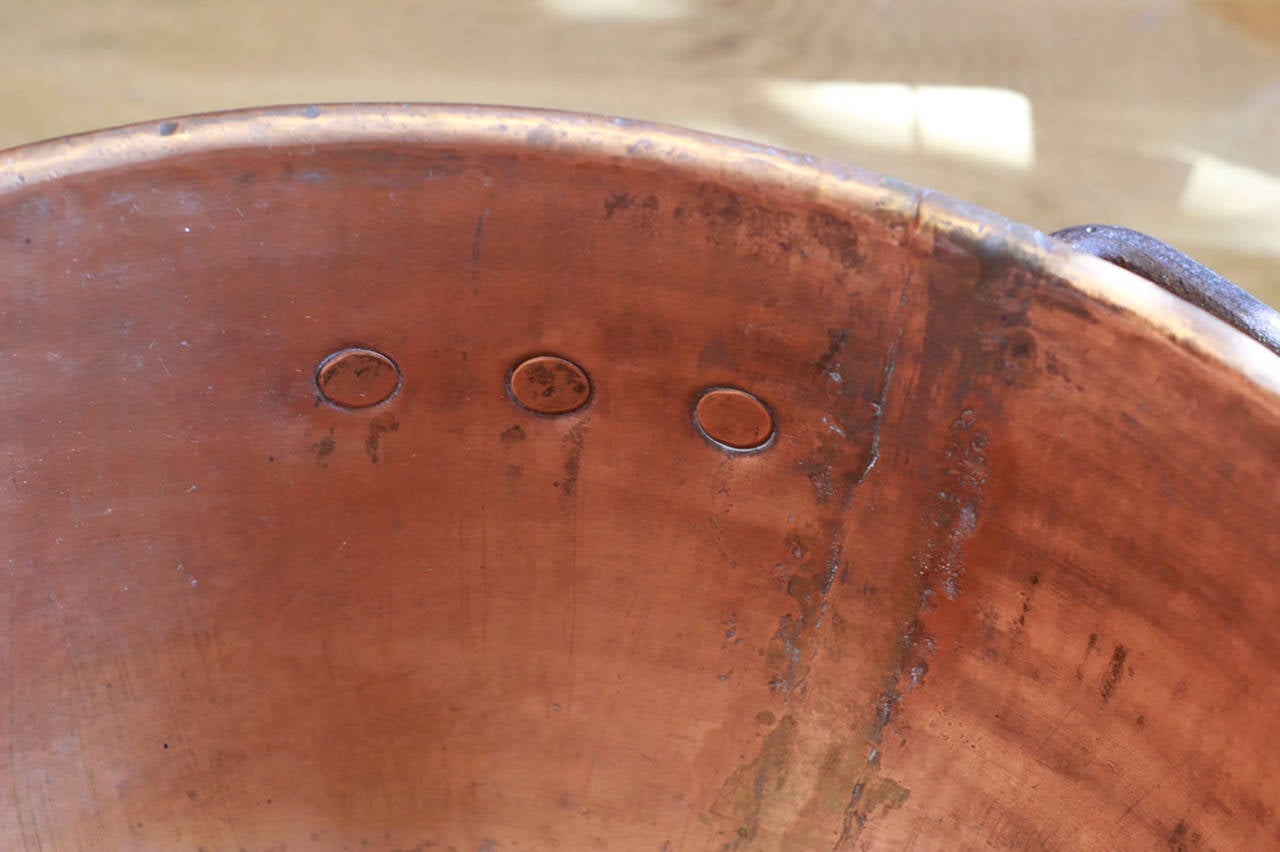 American Large 19th Century Copper Candy Pot