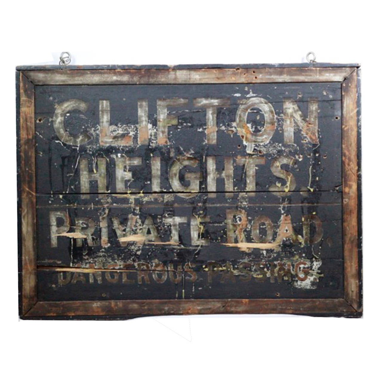 American Vintage Double Sided Wooden Sign