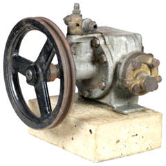 Antique Industrial Valve Sculpture