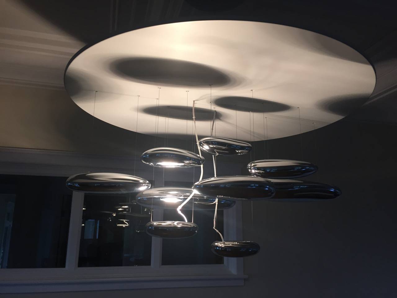 Artemide Mercury Suspension Light at 1stDibs