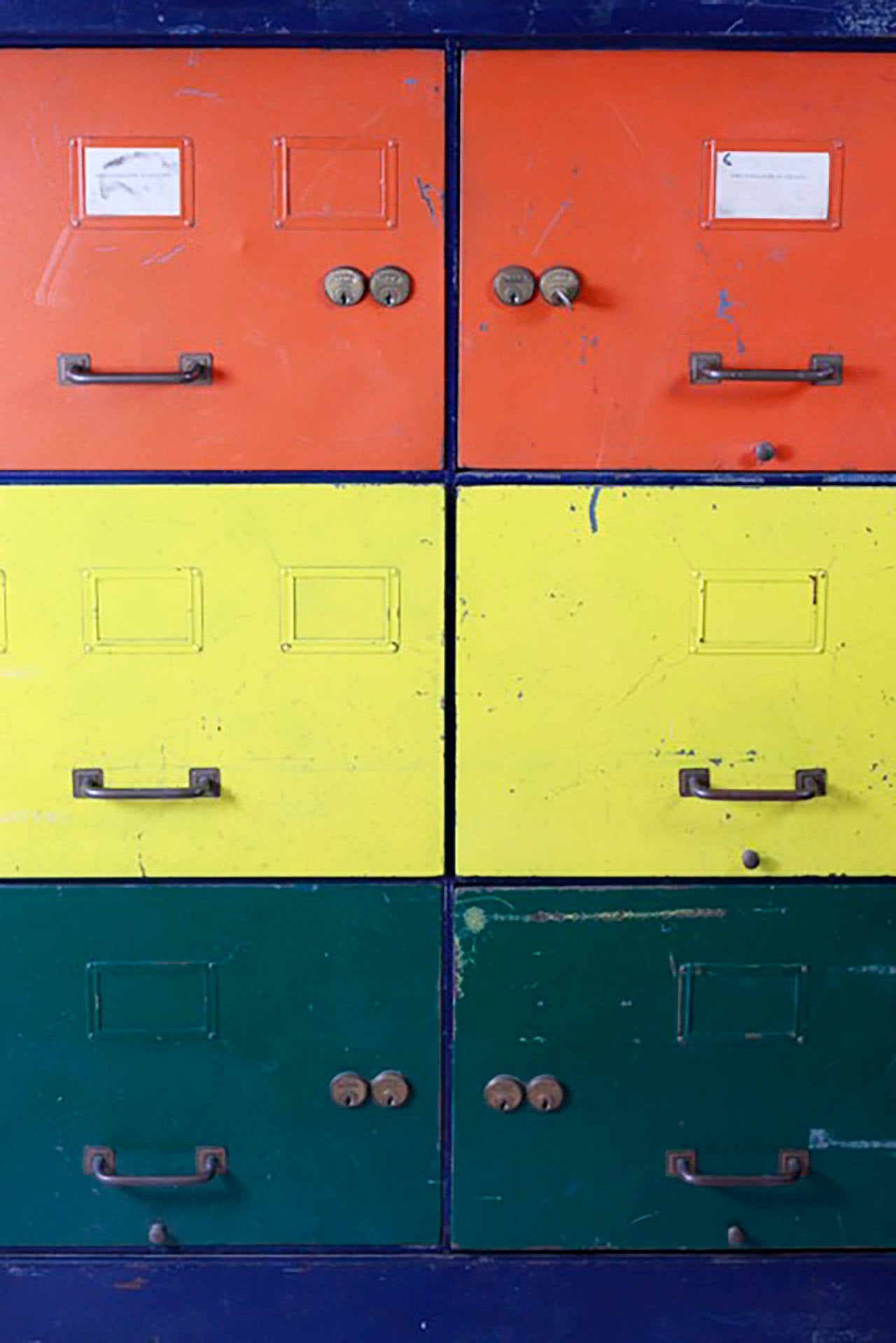 1920s Monumental Metal Office For Sale at 1stdibs