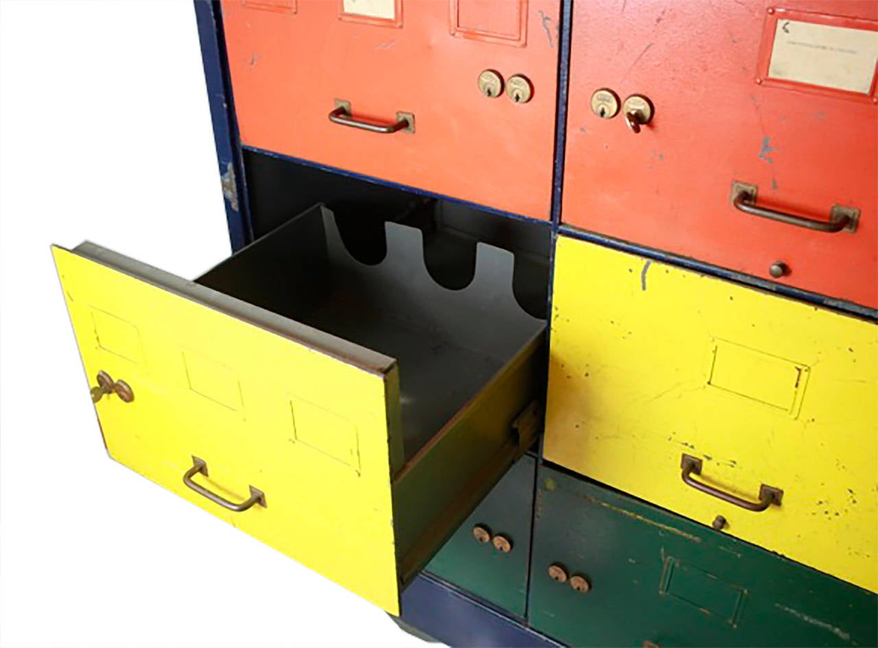 1920s Monumental Metal Office For Sale at 1stdibs