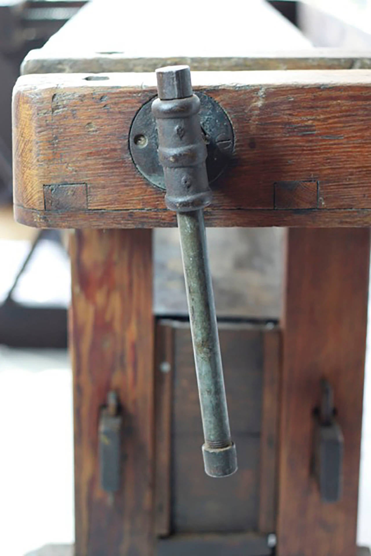 19th Century Danish Carpenter's Workbench 1