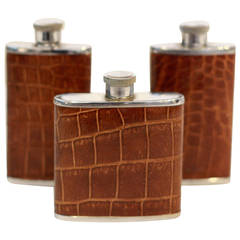 Retro Aligator Hip Flasks