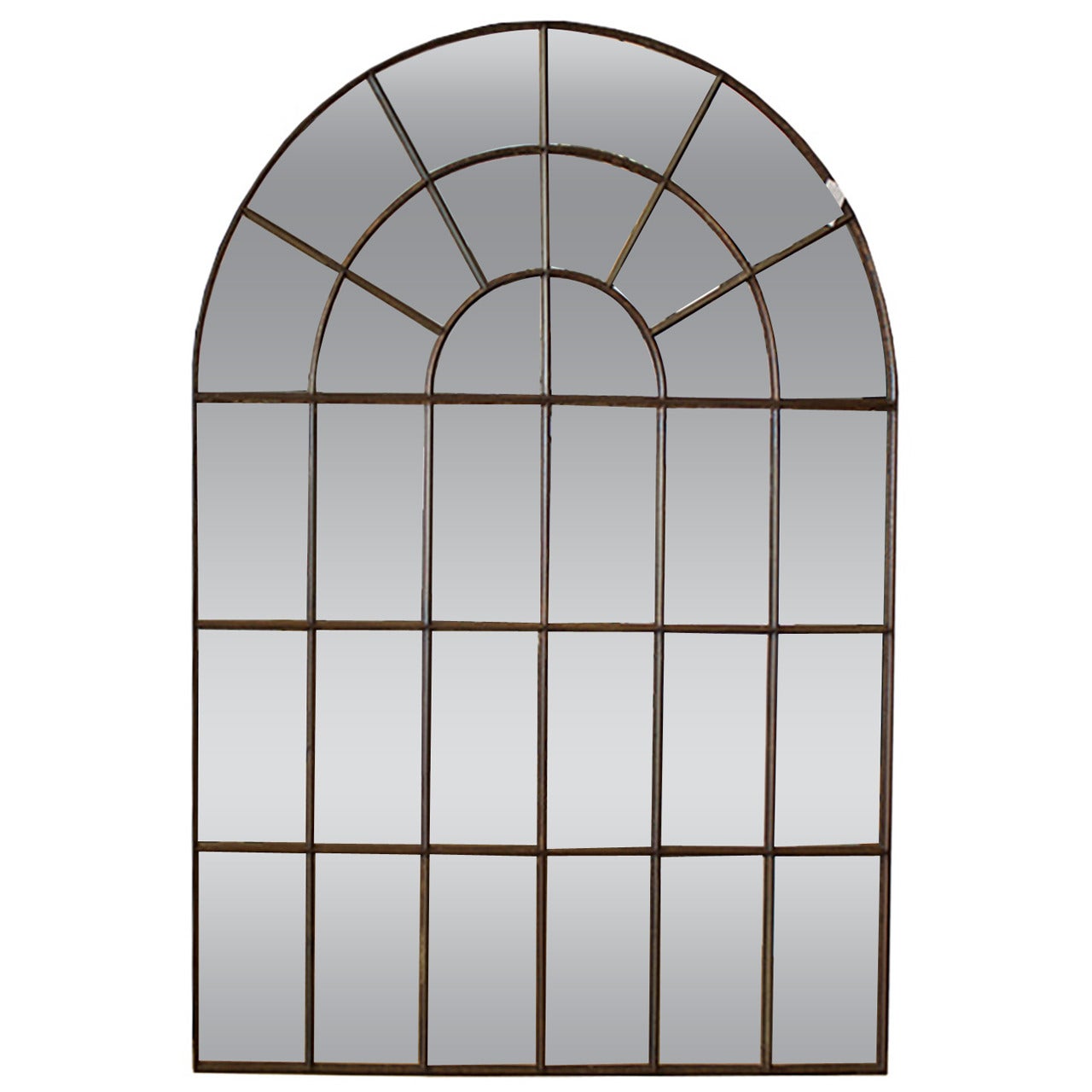 Cast Iron Palladian Window Mirror