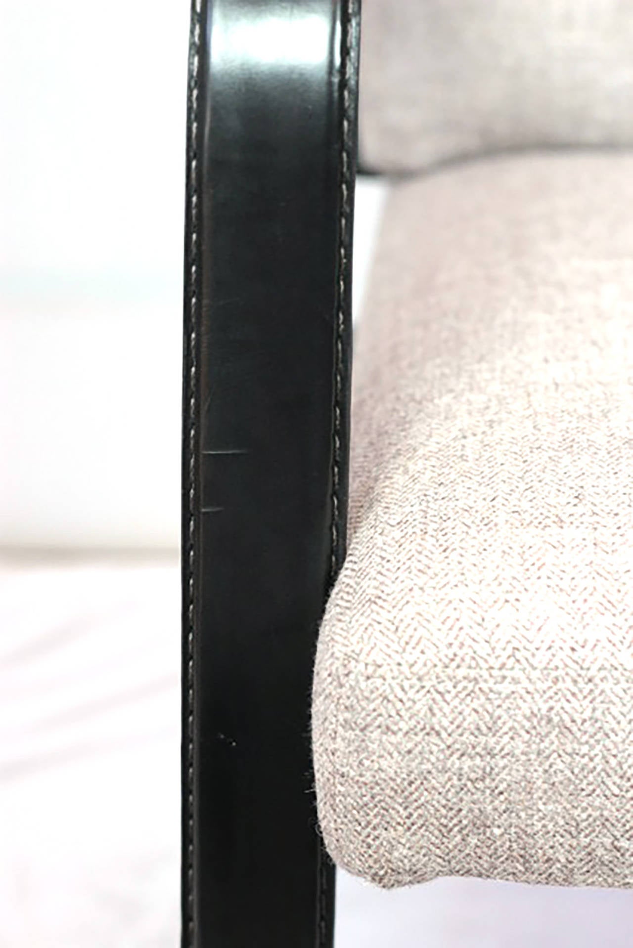 leather wrapped chair
