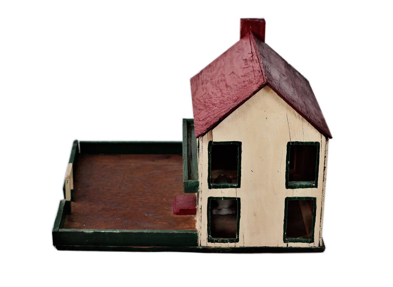 American 1920s Wooden Model House 